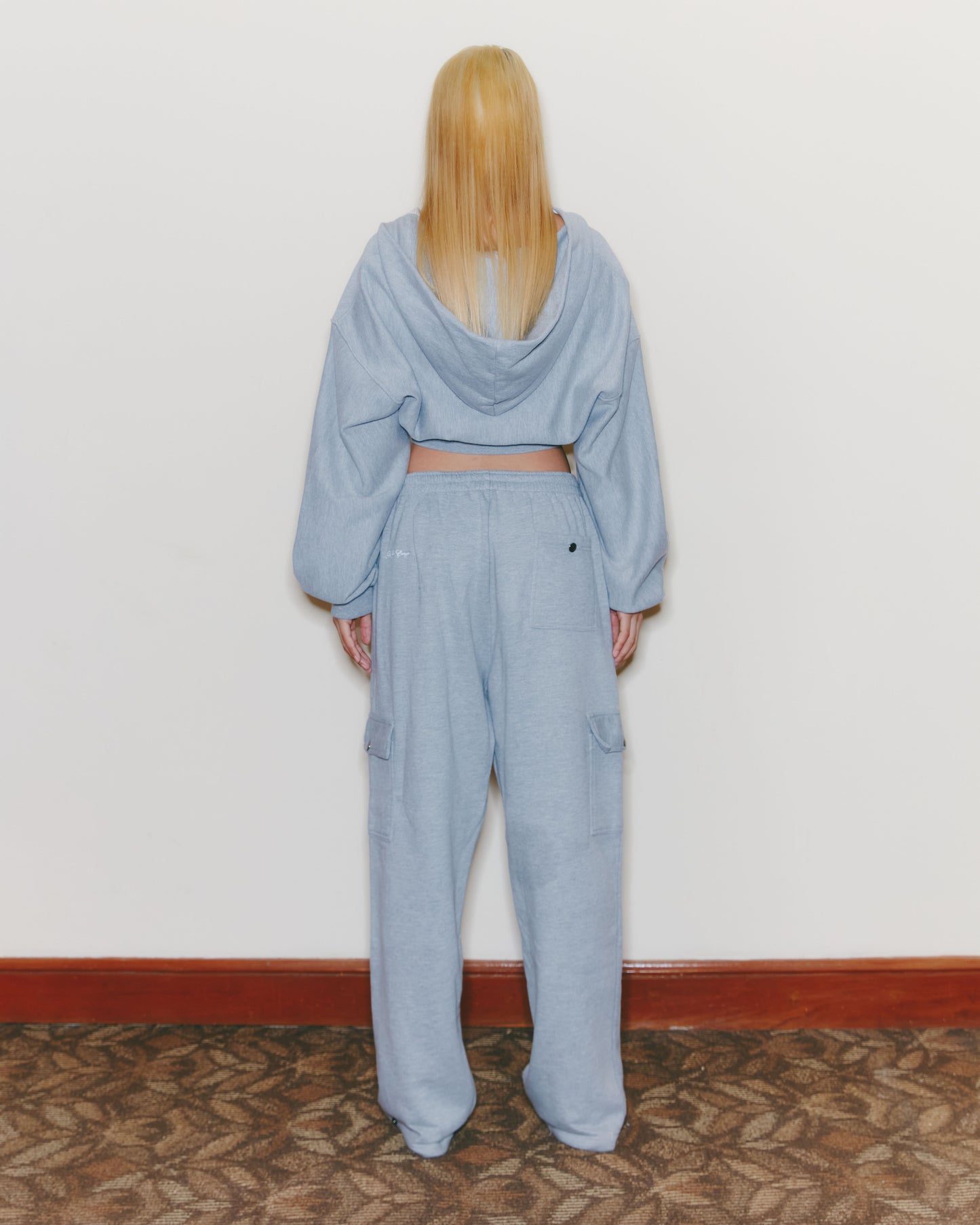 Not for everyone cropped zip up hoodie