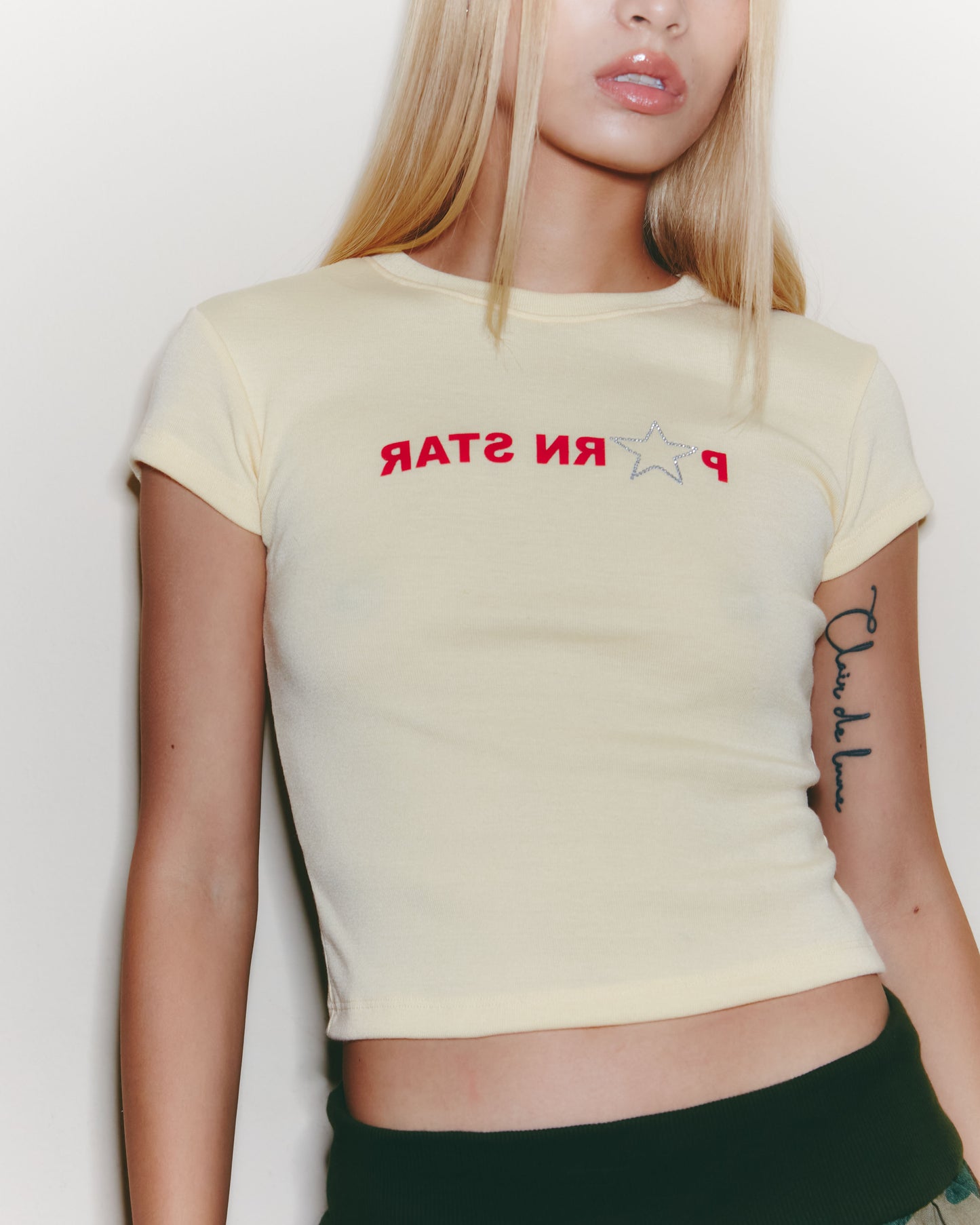 P☆RN STAR baby tee