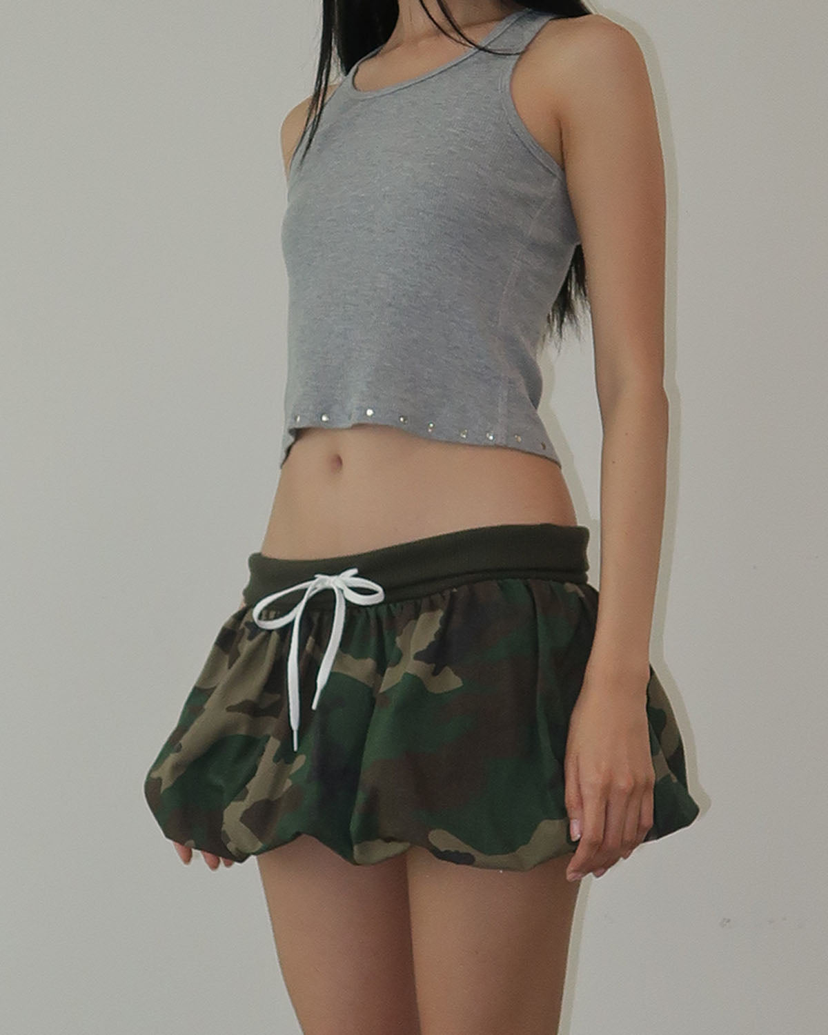 Camo bubble skirt