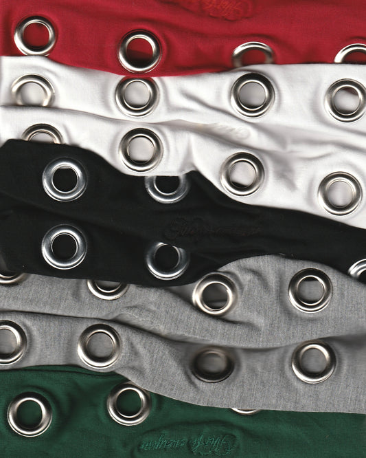 NOT FOR EVERYONE - Eyelet cotton headband