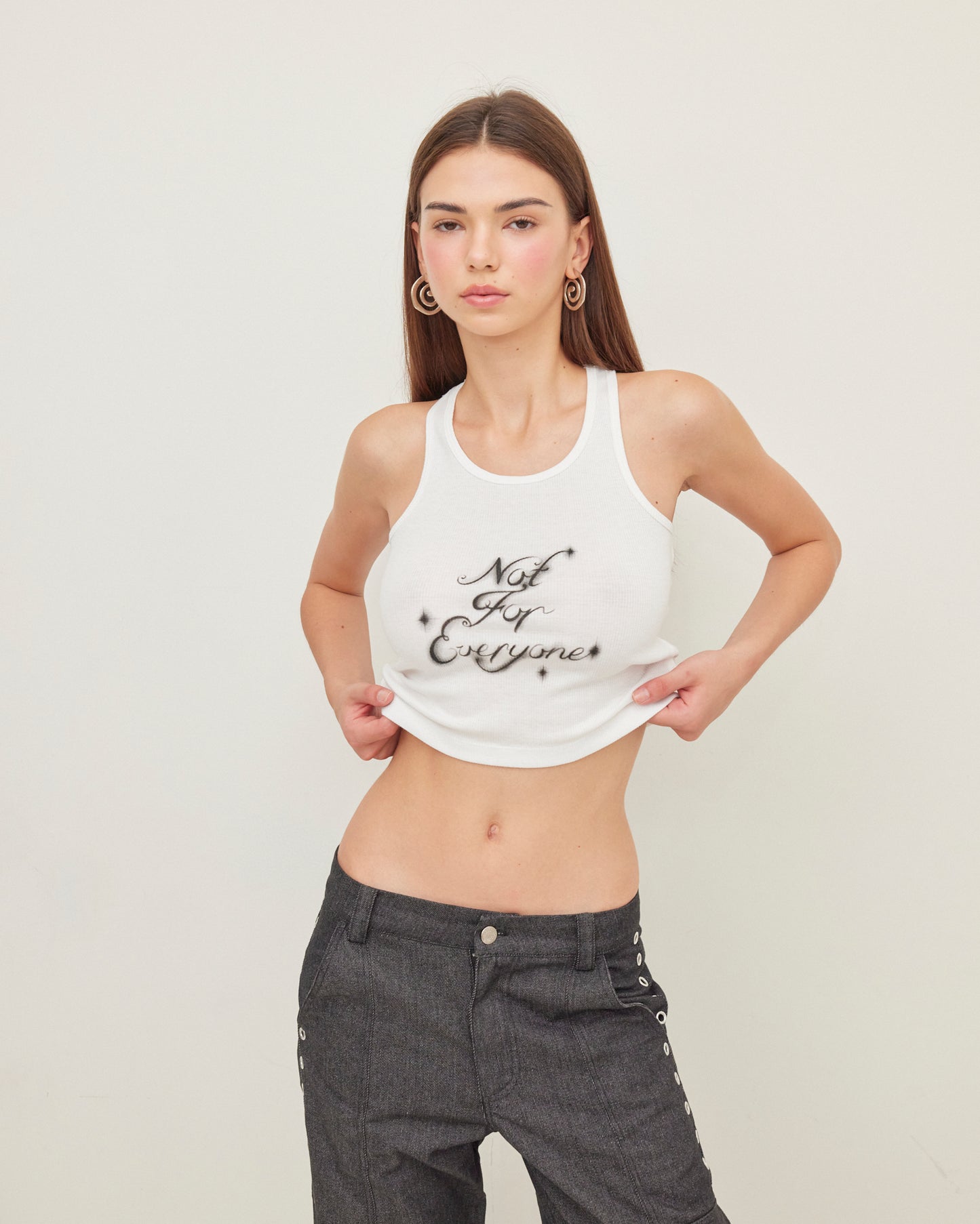 Not for everyone airbrush tank top