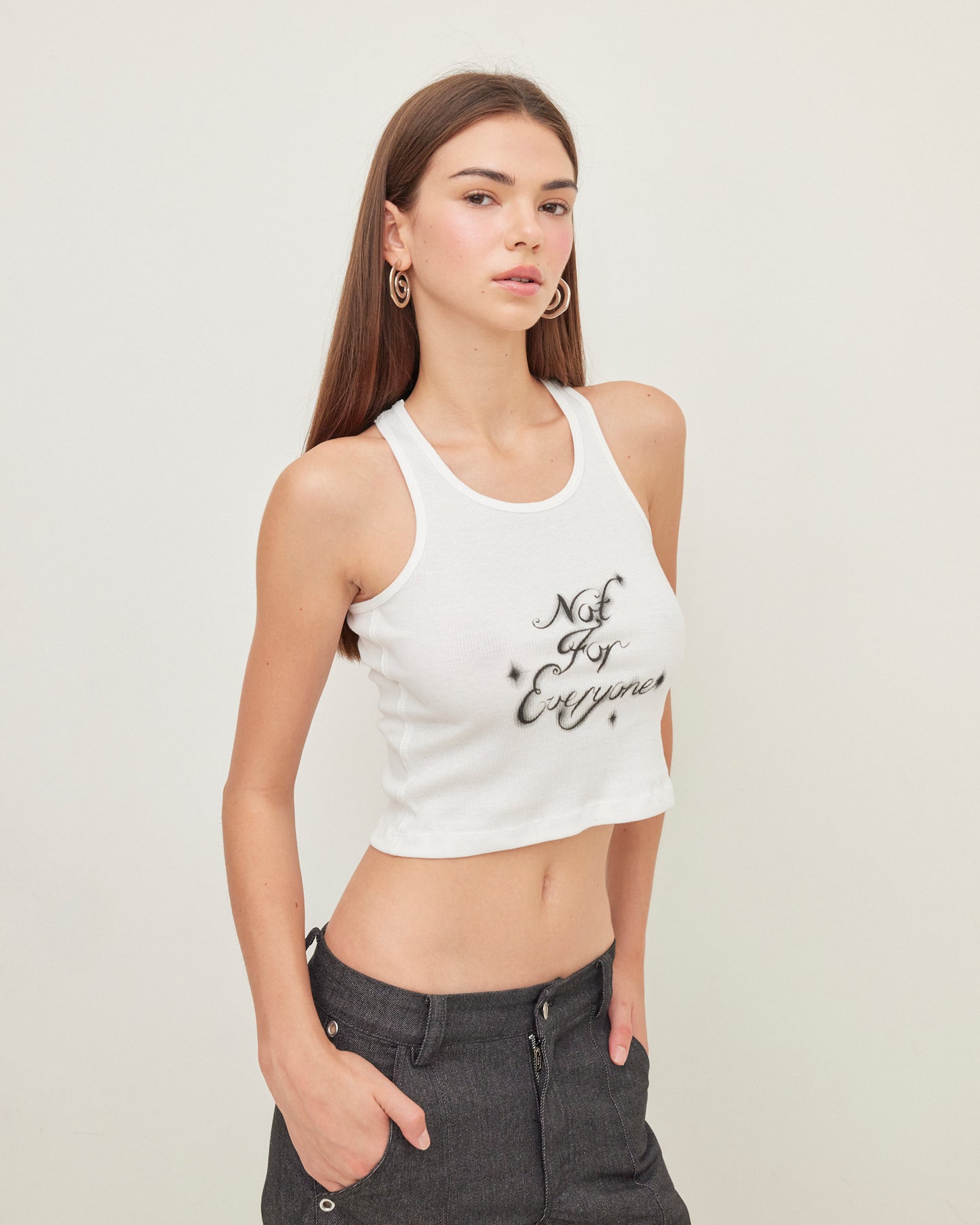 Not for everyone airbrush tank top