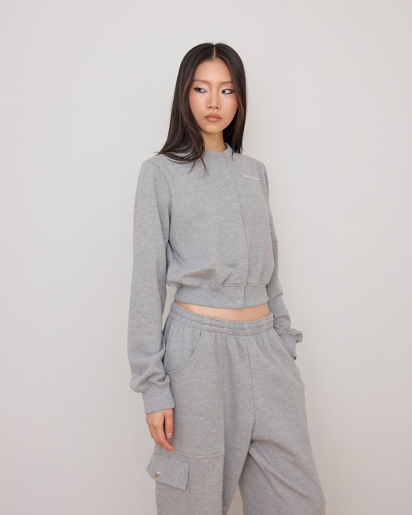 Not for everyone - crewneck cardigan