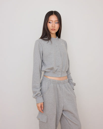 Not for everyone - crewneck cardigan