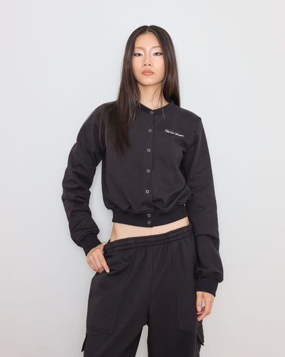 Not for everyone - crewneck cardigan