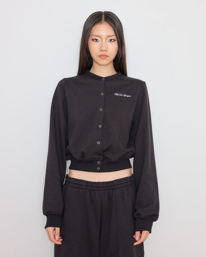 Not for everyone - crewneck cardigan