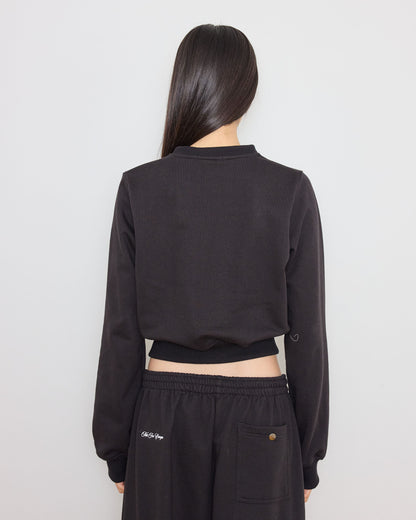 Not for everyone - crewneck cardigan