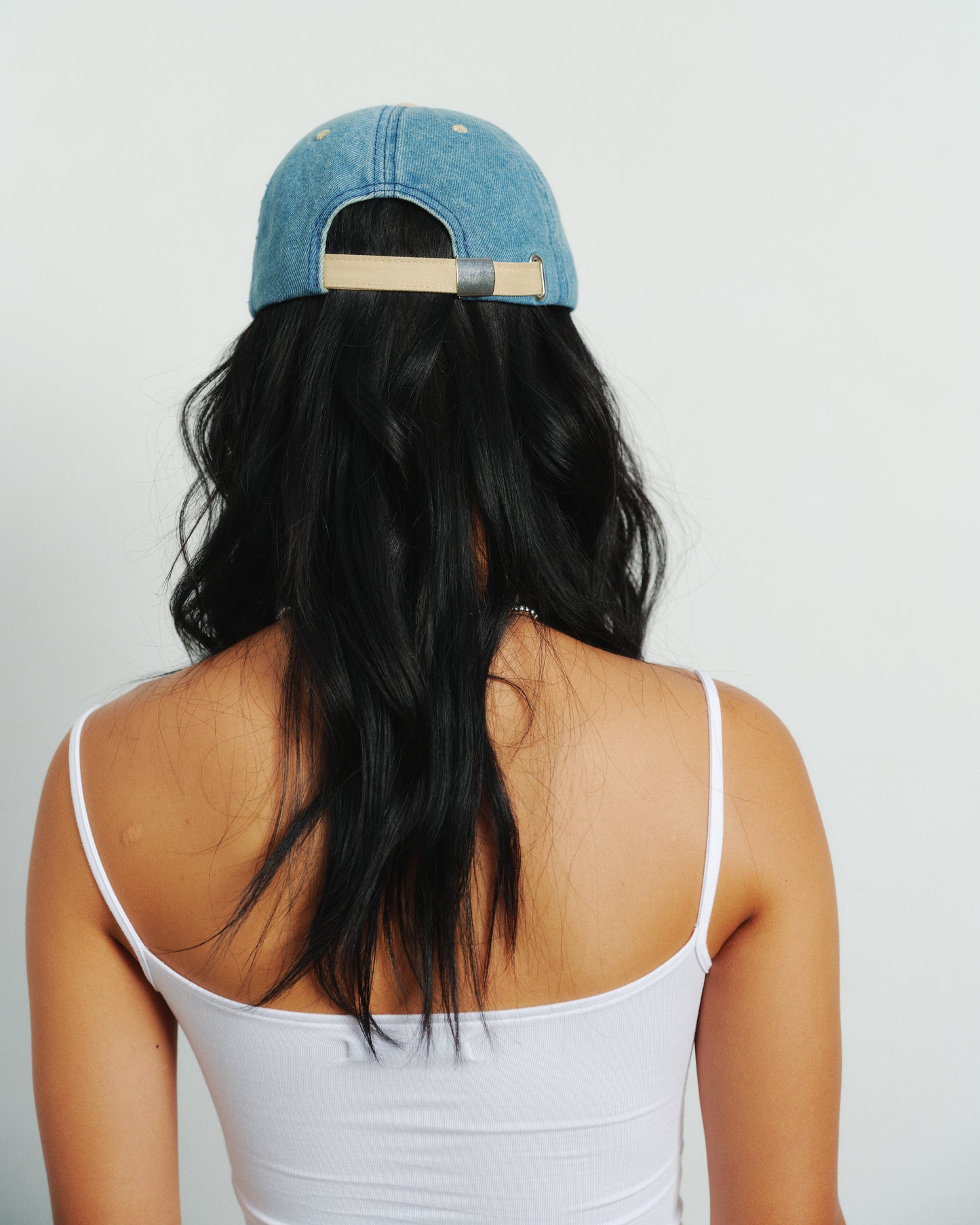 Not for everyone - washed denim baseball cap