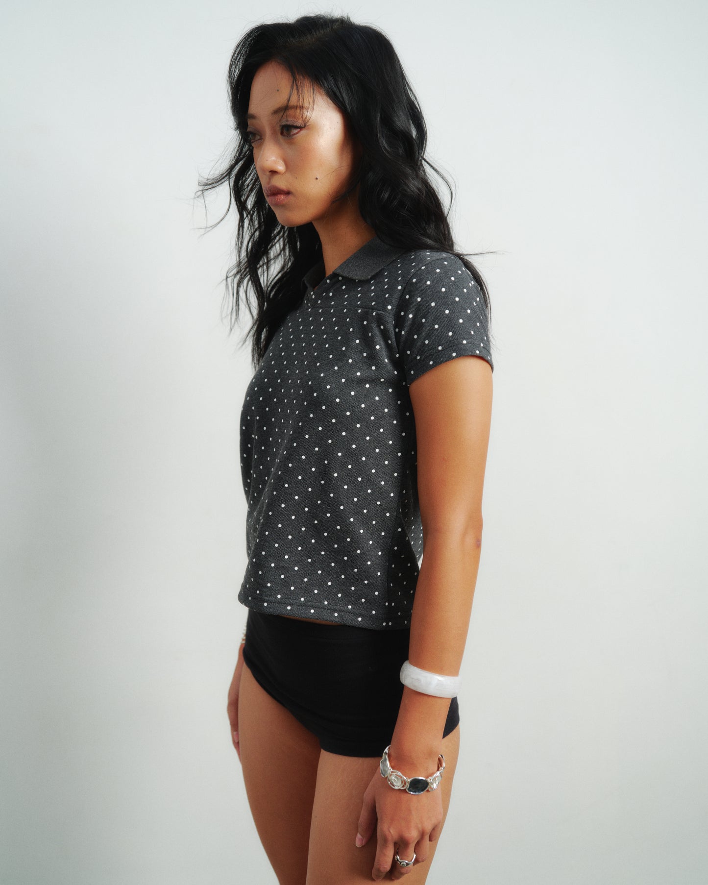Not for everyone - Polka dots mini polo
