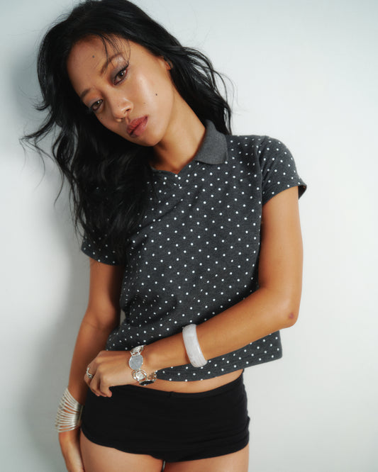 Not for everyone - Polka dots mini polo