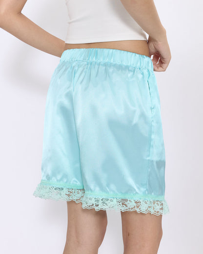 Not for everyone - Satin lace shorts