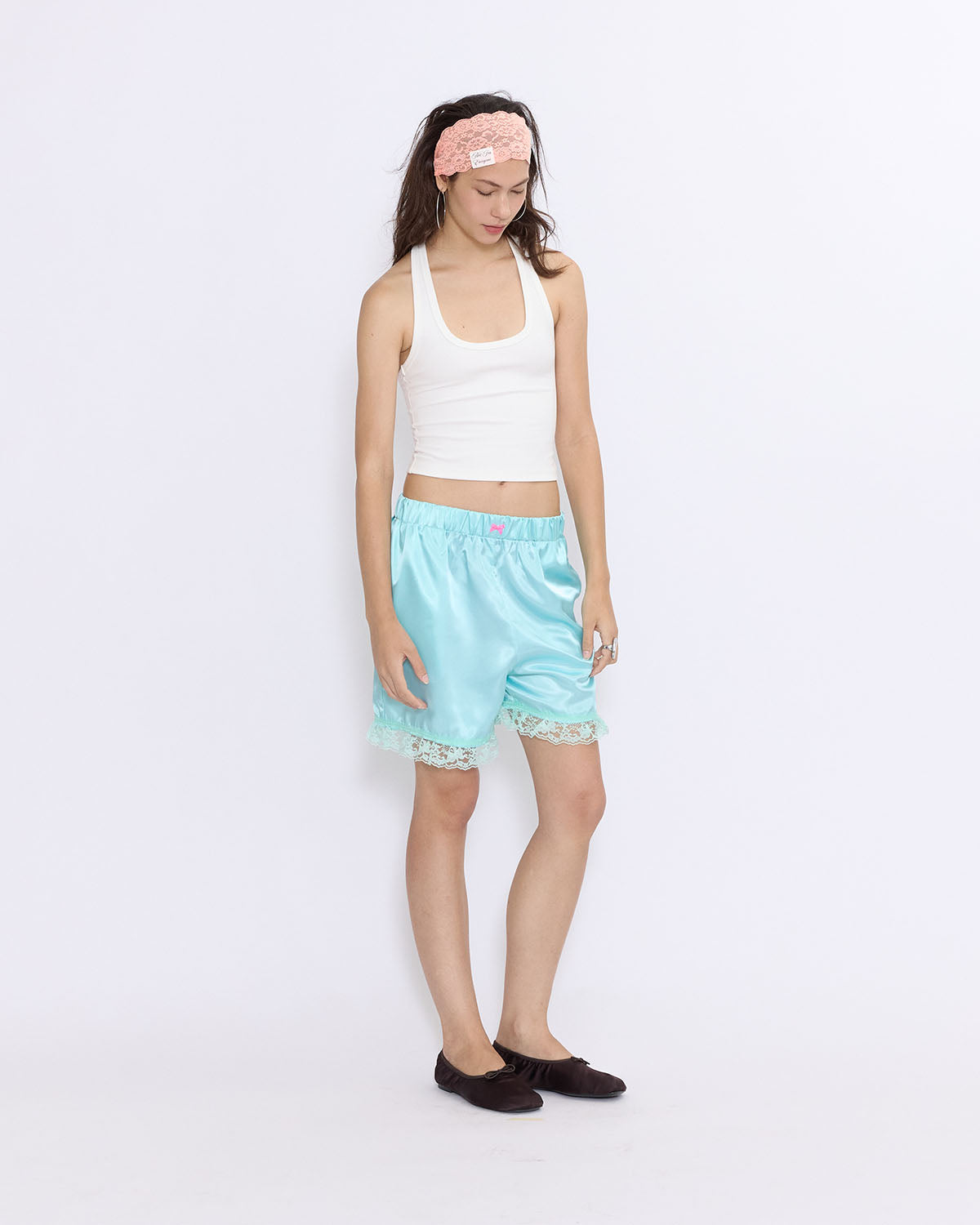 Not for everyone - Satin lace shorts