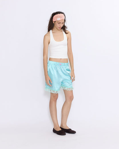 Not for everyone - Satin lace shorts