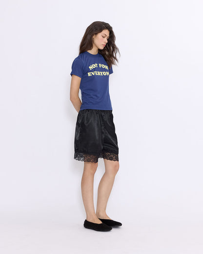 Not for everyone - Satin lace shorts