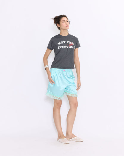 Not for everyone - Satin lace shorts
