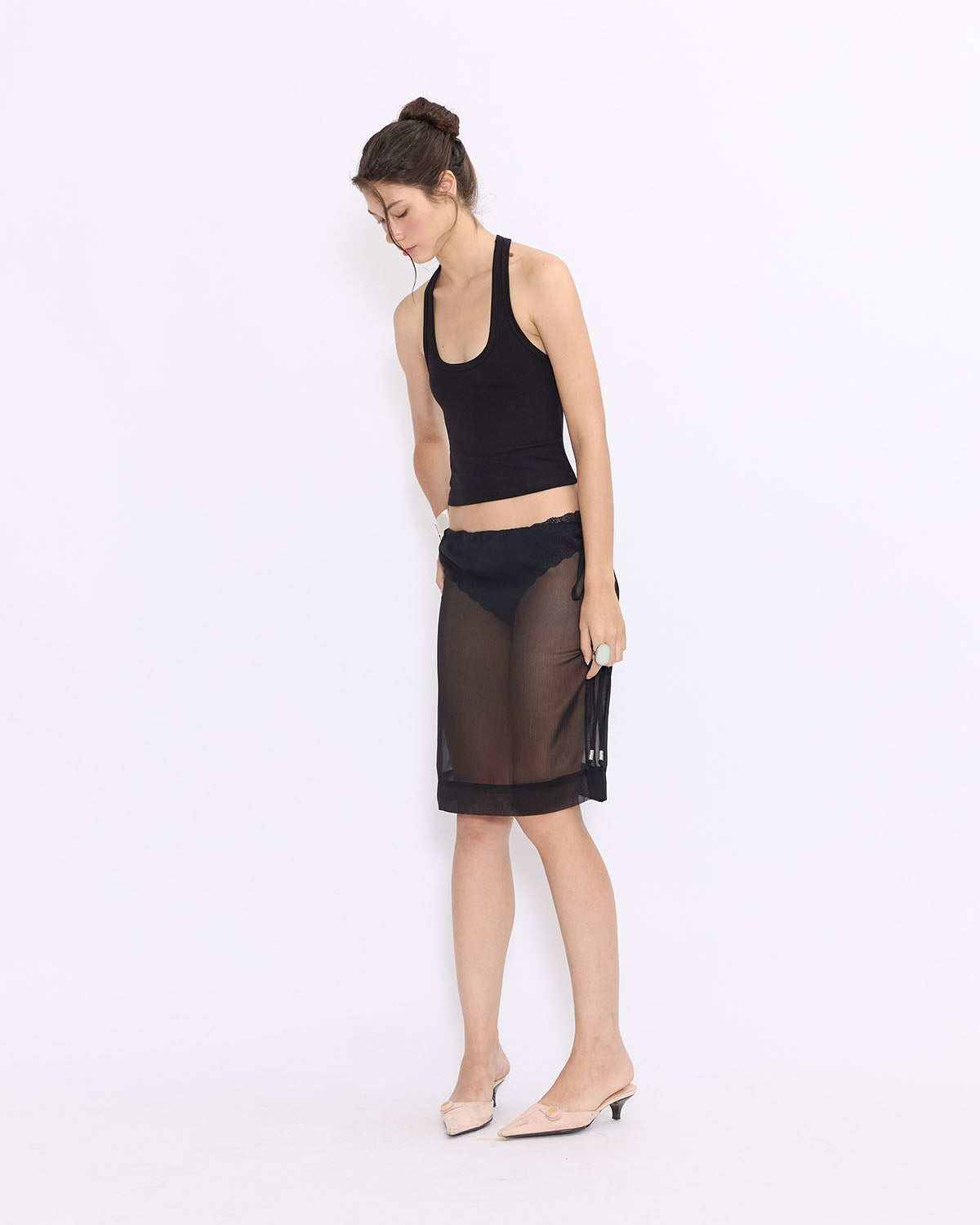 Not for everyone - Mona deep racer tank top